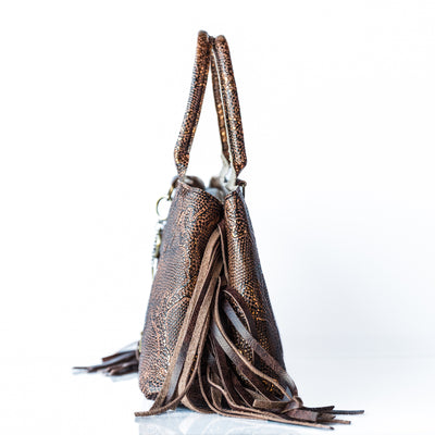 Jackie Handbag-Apparel & Accessories > Handbags, Wallets & Cases > Handbags > Convertible Bags-Western-Cowhide-Bags-Handmade-Products-Gifts-Dancing Cactus Designs