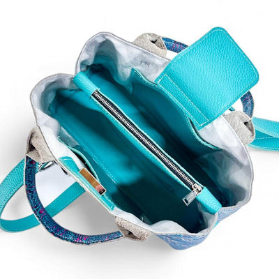 Jackie Handbag-Apparel & Accessories > Handbags, Wallets & Cases > Handbags > Convertible Bags-Western-Cowhide-Bags-Handmade-Products-Gifts-Dancing Cactus Designs