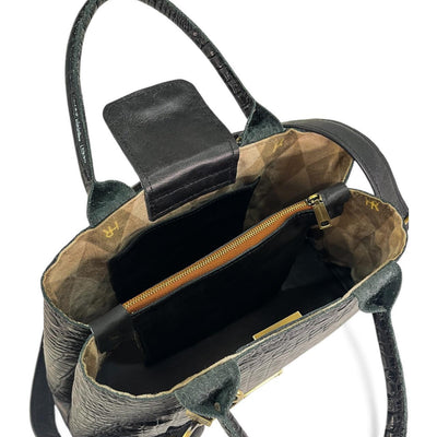 Jackie Handbag-Apparel & Accessories > Handbags, Wallets & Cases > Handbags > Convertible Bags-Western-Cowhide-Bags-Handmade-Products-Gifts-Dancing Cactus Designs