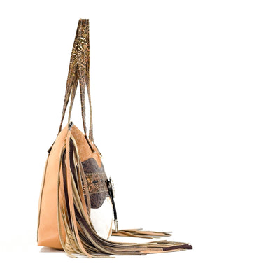 June - Longhorn w/ Wyoming Tool-June-Western-Cowhide-Bags-Handmade-Products-Gifts-Dancing Cactus Designs