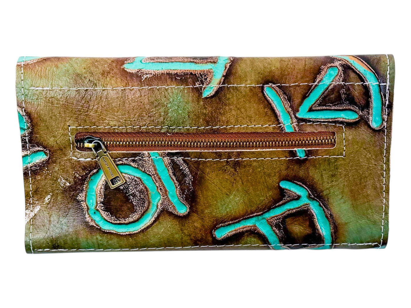 Kacey Magnetic Wallet-Apparel & Accessories > Handbags, Wallets & Cases > Wallets & Money Clips > Wallets-Western-Cowhide-Bags-Handmade-Products-Gifts-Dancing Cactus Designs