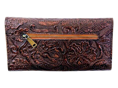 Kacey Magnetic Wallet-Apparel & Accessories > Handbags, Wallets & Cases > Wallets & Money Clips > Wallets-Western-Cowhide-Bags-Handmade-Products-Gifts-Dancing Cactus Designs