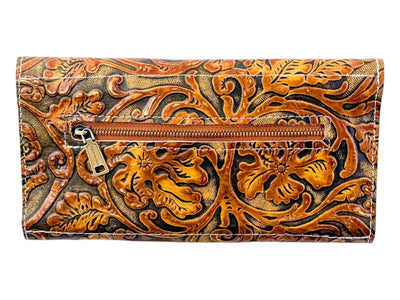 Kacey Magnetic Wallet-Apparel & Accessories > Handbags, Wallets & Cases > Wallets & Money Clips > Wallets-Western-Cowhide-Bags-Handmade-Products-Gifts-Dancing Cactus Designs