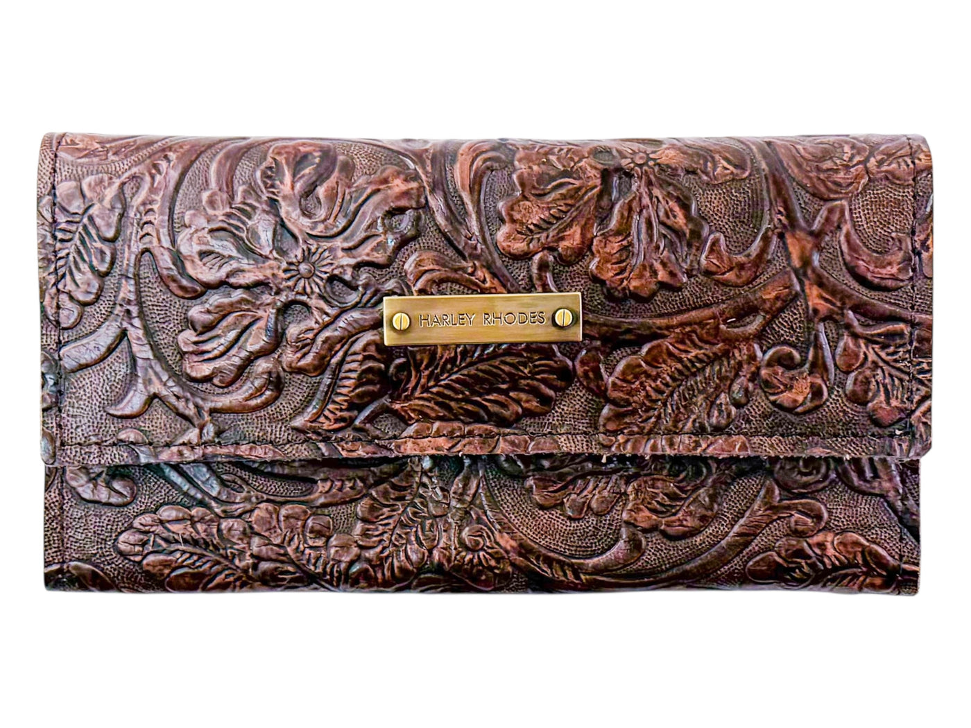 Kacey Magnetic Wallet-Apparel & Accessories > Handbags, Wallets & Cases > Wallets & Money Clips > Wallets-Western-Cowhide-Bags-Handmade-Products-Gifts-Dancing Cactus Designs