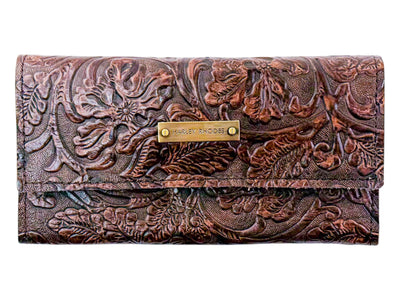Kacey Magnetic Wallet-Apparel & Accessories > Handbags, Wallets & Cases > Wallets & Money Clips > Wallets-Western-Cowhide-Bags-Handmade-Products-Gifts-Dancing Cactus Designs
