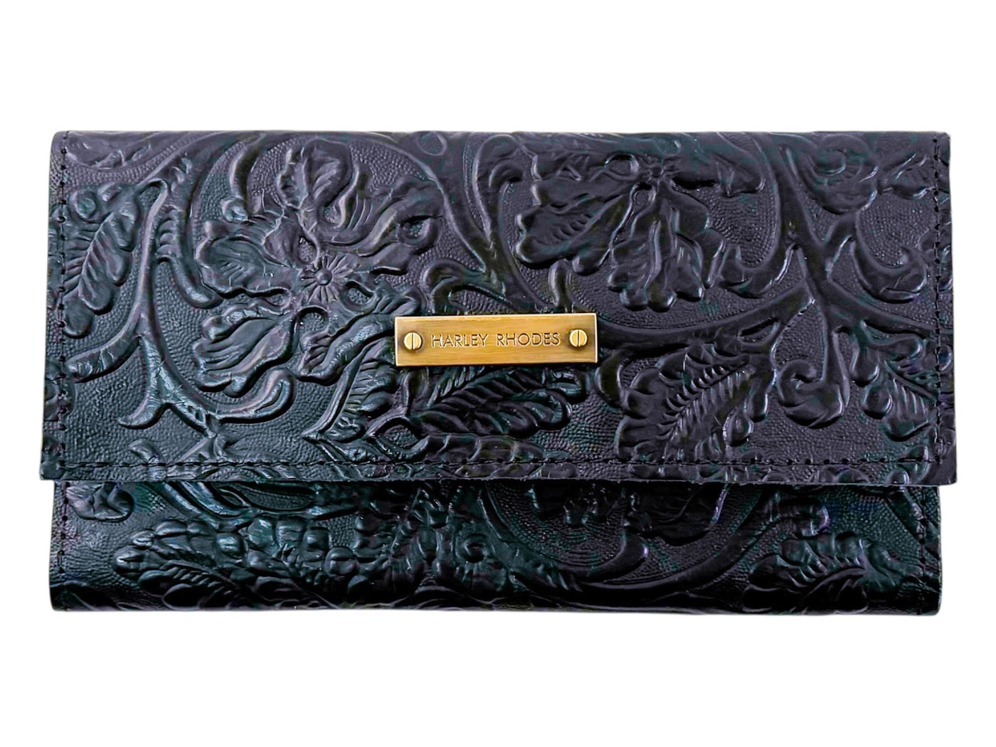 Kacey Magnetic Wallet-Apparel & Accessories > Handbags, Wallets & Cases > Wallets & Money Clips > Wallets-Western-Cowhide-Bags-Handmade-Products-Gifts-Dancing Cactus Designs