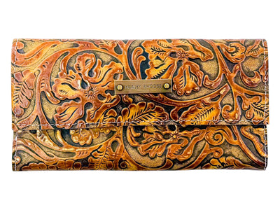 Kacey Magnetic Wallet-Apparel & Accessories > Handbags, Wallets & Cases > Wallets & Money Clips > Wallets-Western-Cowhide-Bags-Handmade-Products-Gifts-Dancing Cactus Designs