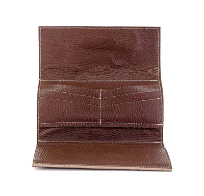 Kacey Wallet - All Embossed w/ Mahogany Brands-Kacey Wallet-Western-Cowhide-Bags-Handmade-Products-Gifts-Dancing Cactus Designs