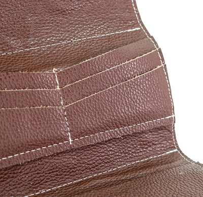 Kacey Wallet - All Embossed w/ Mahogany Brands-Kacey Wallet-Western-Cowhide-Bags-Handmade-Products-Gifts-Dancing Cactus Designs