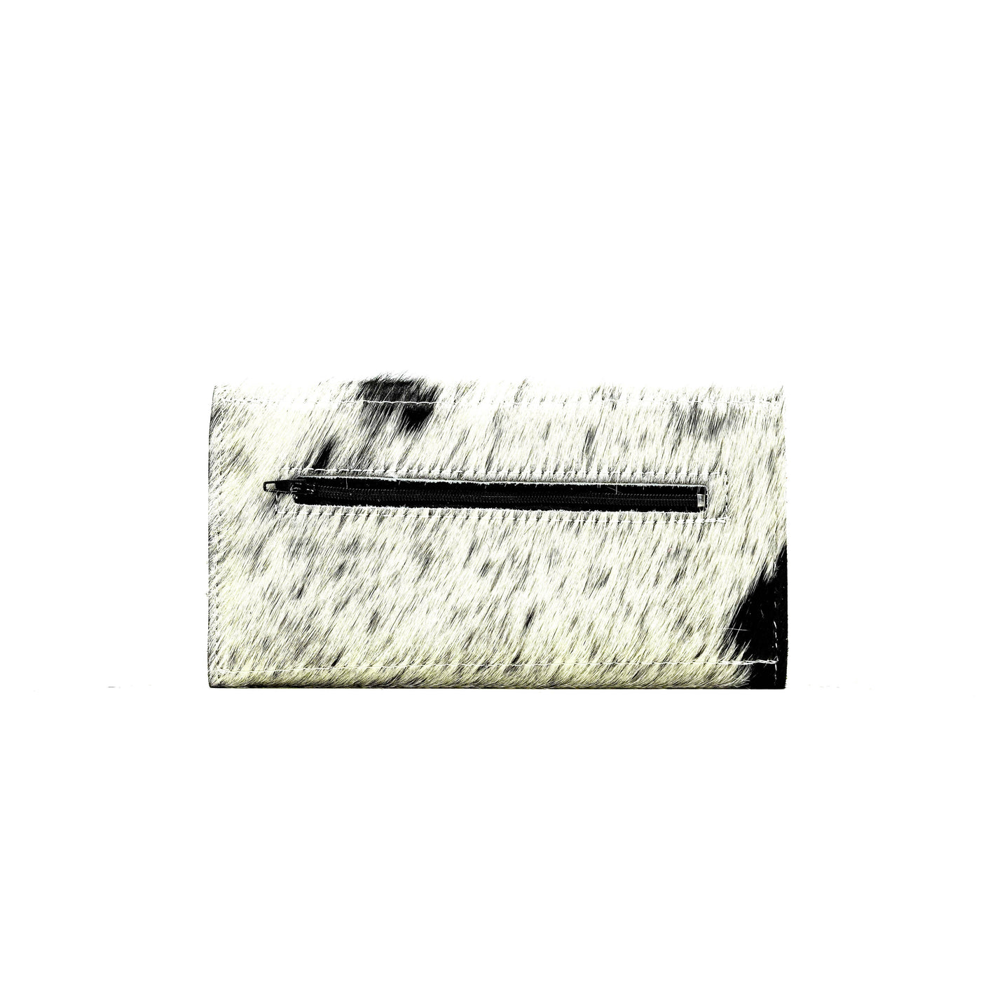 Kacey Wallet - Black & White w/ Onyx Aztec-Kacey Wallet-Western-Cowhide-Bags-Handmade-Products-Gifts-Dancing Cactus Designs