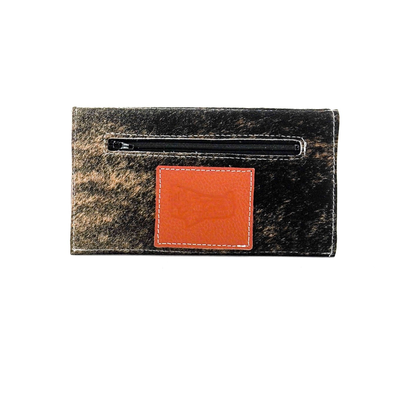 Kacey Wallet - Brindle w/ Santa Fe Navajo-Kacey Wallet-Western-Cowhide-Bags-Handmade-Products-Gifts-Dancing Cactus Designs