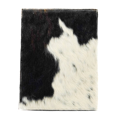 Large Notepad Cover - Tricolor w/ Honey Tool-Large Notepad Cover-Western-Cowhide-Bags-Handmade-Products-Gifts-Dancing Cactus Designs