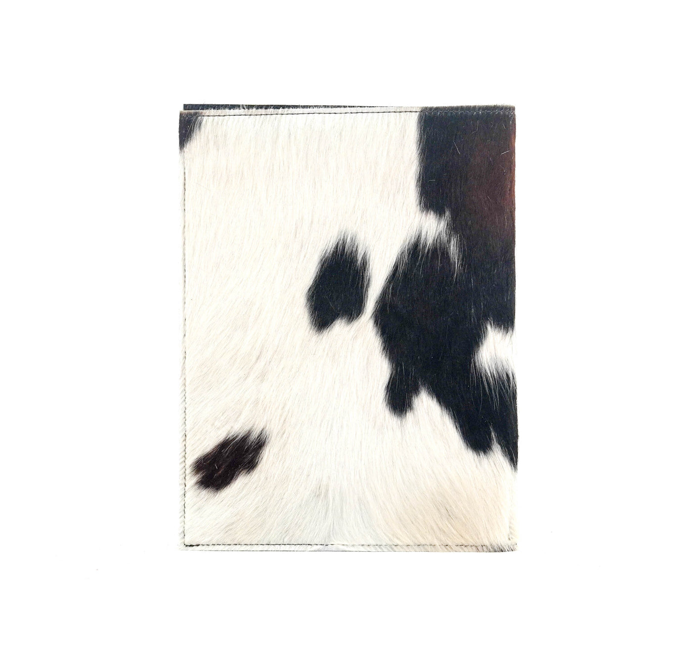 Large Notepad Cover - Tricolor w/ Onyx Denver Tool-Large Notepad Cover-Western-Cowhide-Bags-Handmade-Products-Gifts-Dancing Cactus Designs