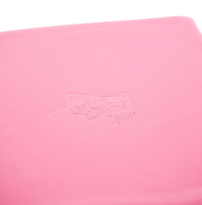 Large Tray - Smooth Powder Pink Leather w/ Cowboy Ostrich-Large Tray-Western-Cowhide-Bags-Handmade-Products-Gifts-Dancing Cactus Designs