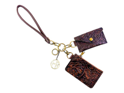 Luxe Accessory Stack-Apparel & Accessories > Handbags, Wallets & Cases > Wallets & Money Clips-Western-Cowhide-Bags-Handmade-Products-Gifts-Dancing Cactus Designs