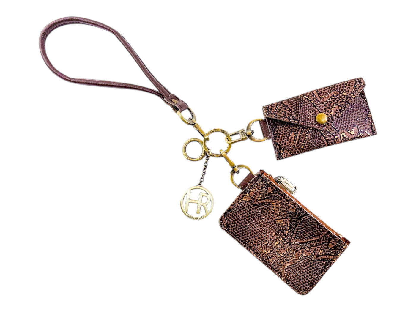 Luxe Accessory Stack-Apparel & Accessories > Handbags, Wallets & Cases > Wallets & Money Clips-Western-Cowhide-Bags-Handmade-Products-Gifts-Dancing Cactus Designs
