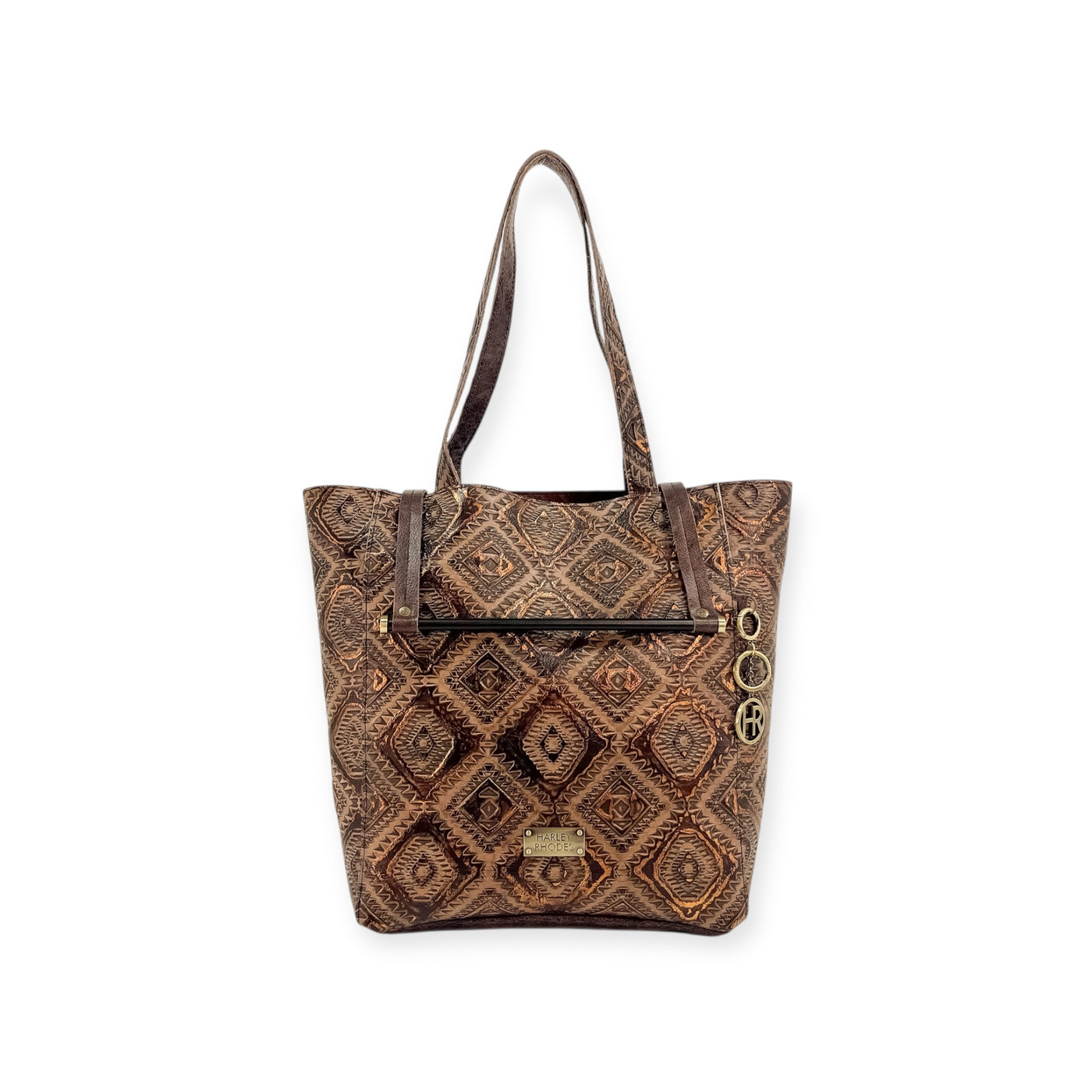 Martha Tote-Apparel & Accessories > Handbags, Wallets & Cases > Handbags > Shopper Bags-Western-Cowhide-Bags-Handmade-Products-Gifts-Dancing Cactus Designs