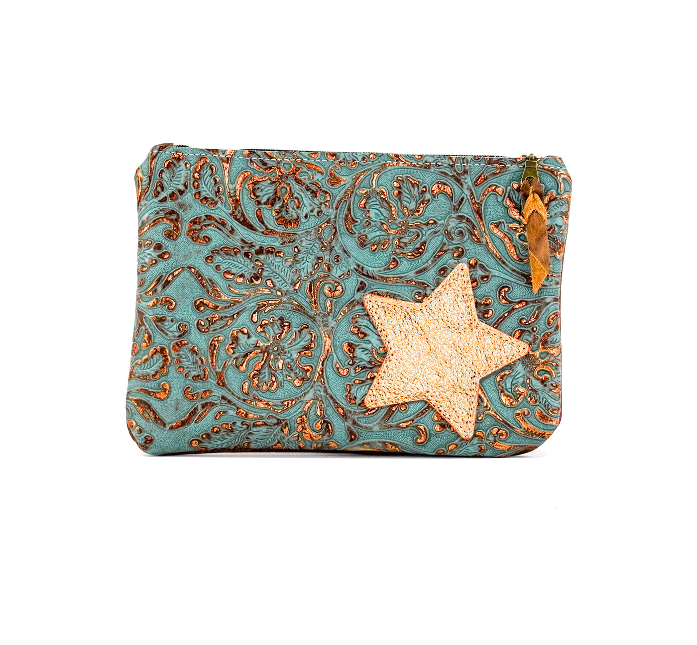 Mega Organizer - All Embossed w/ Sierra Tool-Mega Organizer-Western-Cowhide-Bags-Handmade-Products-Gifts-Dancing Cactus Designs
