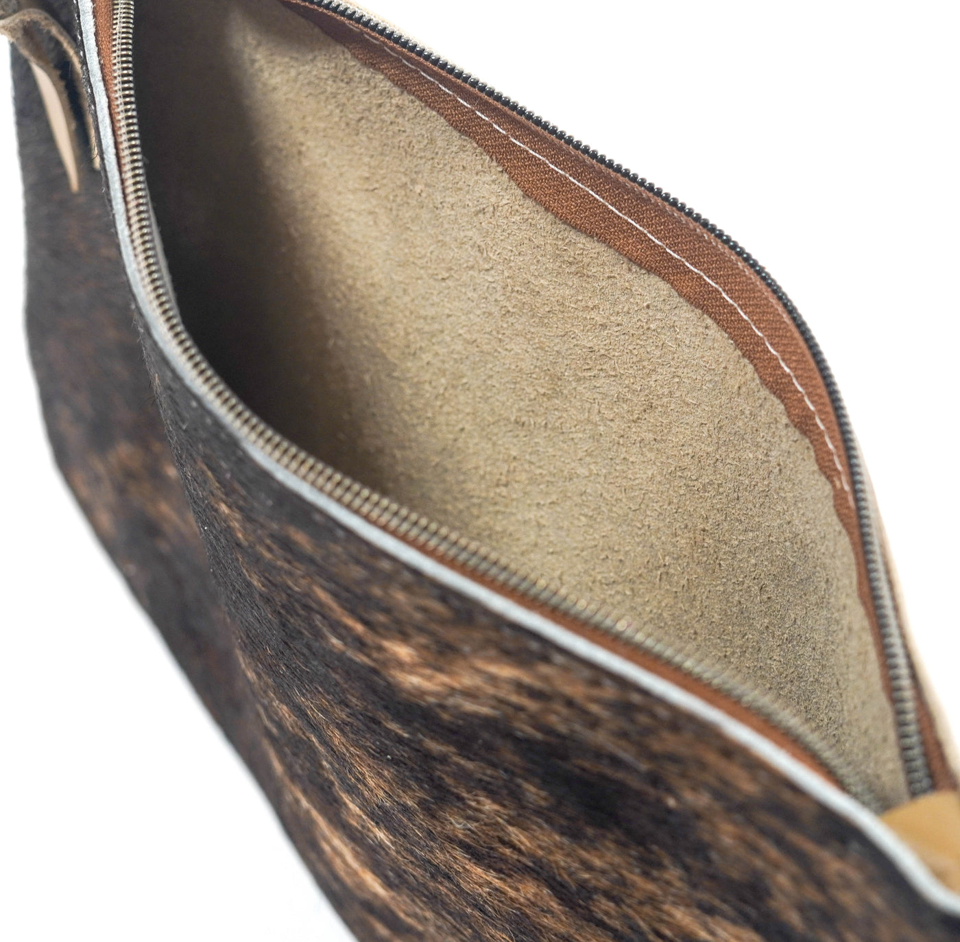 Mega Organizer - Brindle w/ No Embossed-Mega Organizer-Western-Cowhide-Bags-Handmade-Products-Gifts-Dancing Cactus Designs