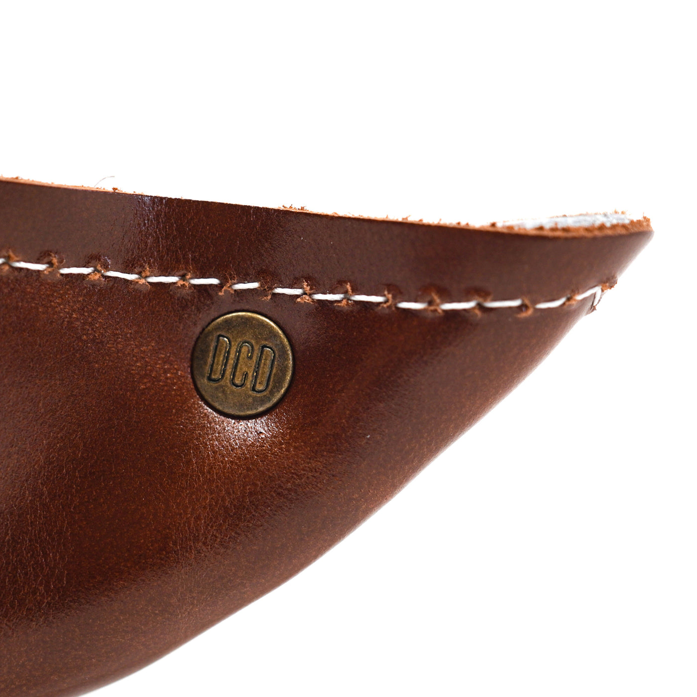Mini Tray - Glossed Chocolate Leather w/ Two-Tone Brindle-Mini Tray-Western-Cowhide-Bags-Handmade-Products-Gifts-Dancing Cactus Designs