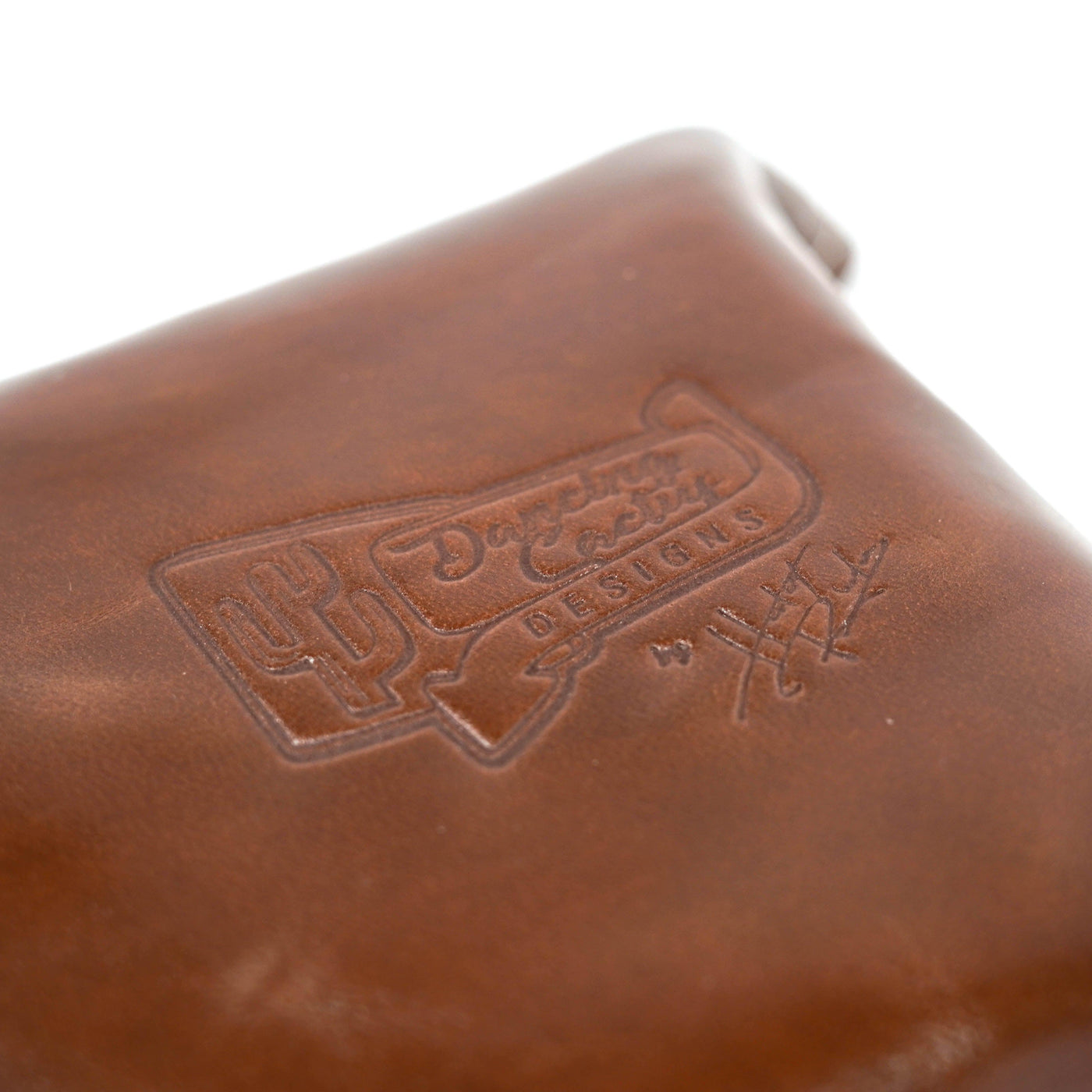 Mini Tray - Glossed Chocolate Leather w/ Two-Tone Brindle-Mini Tray-Western-Cowhide-Bags-Handmade-Products-Gifts-Dancing Cactus Designs
