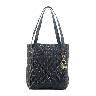 Mini Trisha - All Embossed w/ Onyx Diamond Stitch-Mini Trisha-Western-Cowhide-Bags-Handmade-Products-Gifts-Dancing Cactus Designs