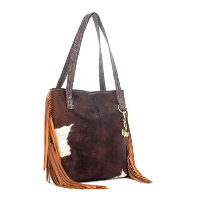 Mini Trisha - Longhorn w/ Cowboy Tool-Mini Trisha-Western-Cowhide-Bags-Handmade-Products-Gifts-Dancing Cactus Designs