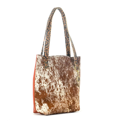 Mini Trisha - Longhorn w/ Honey Tool-Mini Trisha-Western-Cowhide-Bags-Handmade-Products-Gifts-Dancing Cactus Designs