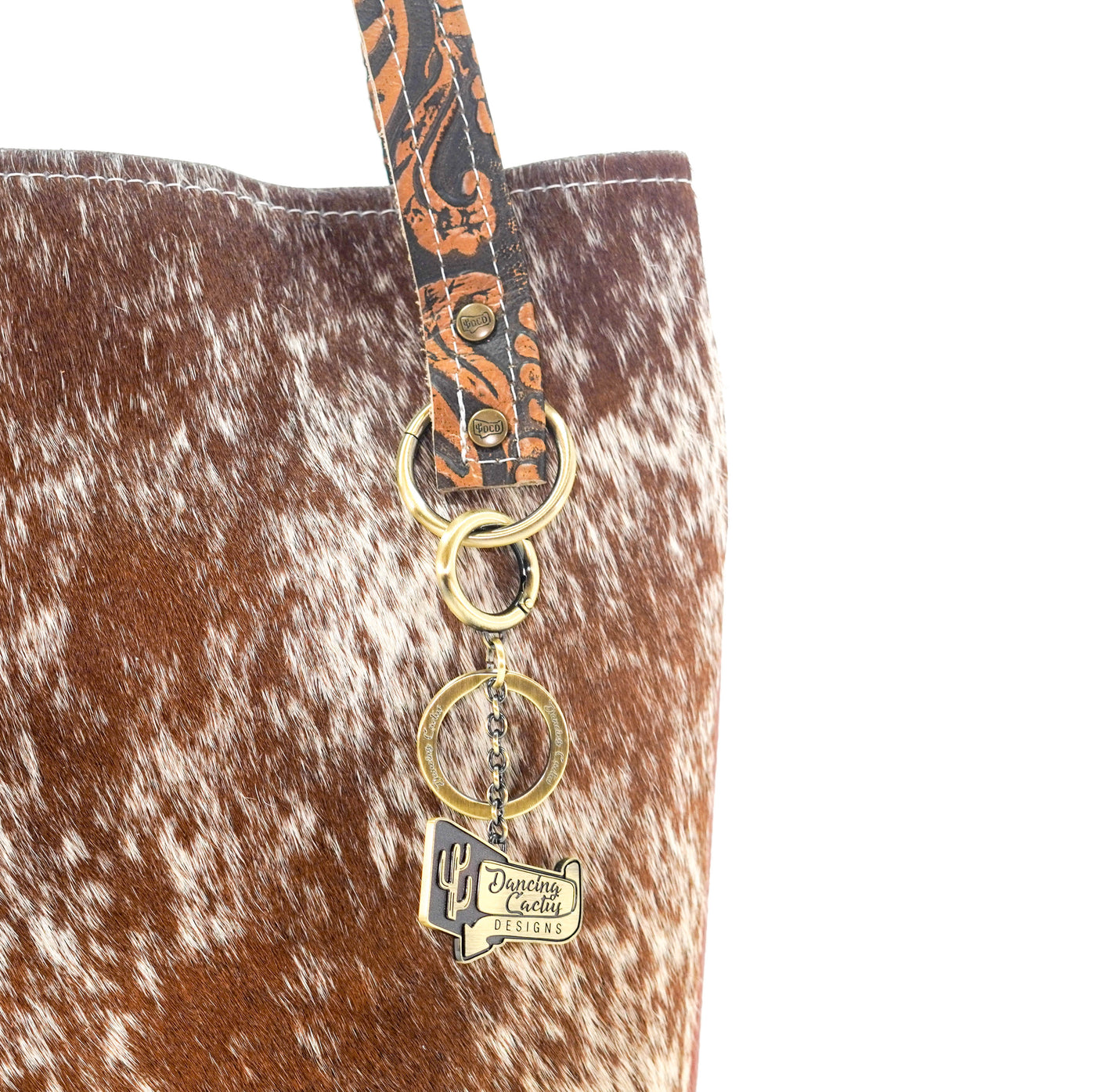 Mini Trisha - Longhorn w/ Honey Tool-Mini Trisha-Western-Cowhide-Bags-Handmade-Products-Gifts-Dancing Cactus Designs