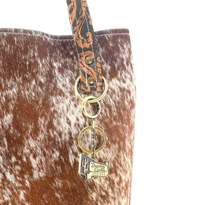 Mini Trisha - Longhorn w/ Honey Tool-Mini Trisha-Western-Cowhide-Bags-Handmade-Products-Gifts-Dancing Cactus Designs