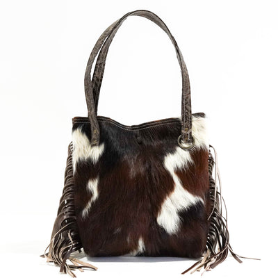 Mini Trisha - Tricolor w/ Goldrush Tool-Mini Trisha-Western-Cowhide-Bags-Handmade-Products-Gifts-Dancing Cactus Designs