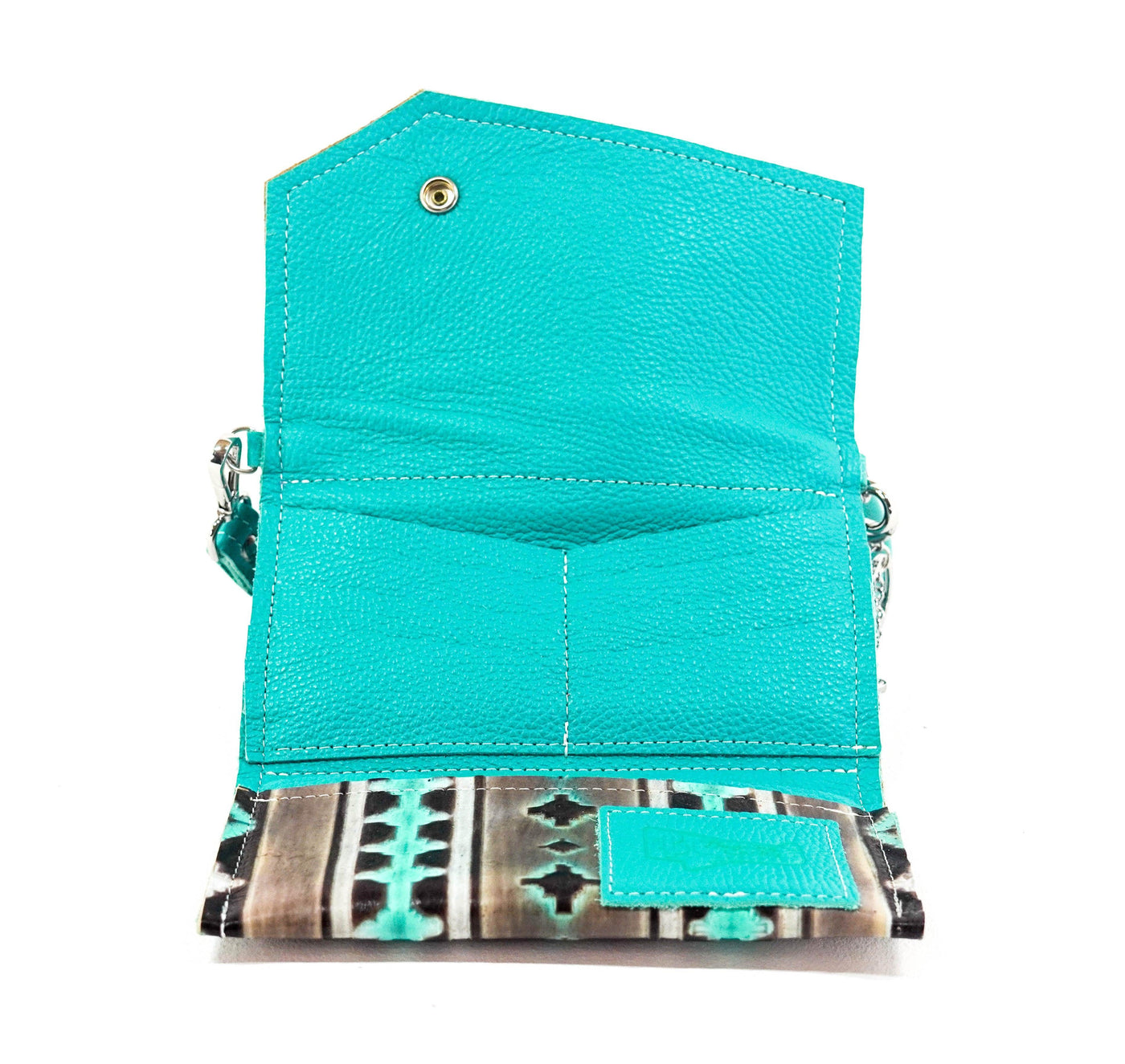 Miranda - All Embossed w/ Cocoa Navajo-Miranda-Western-Cowhide-Bags-Handmade-Products-Gifts-Dancing Cactus Designs