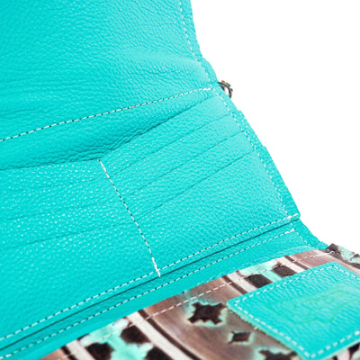 Miranda - All Embossed w/ Cocoa Navajo-Miranda-Western-Cowhide-Bags-Handmade-Products-Gifts-Dancing Cactus Designs