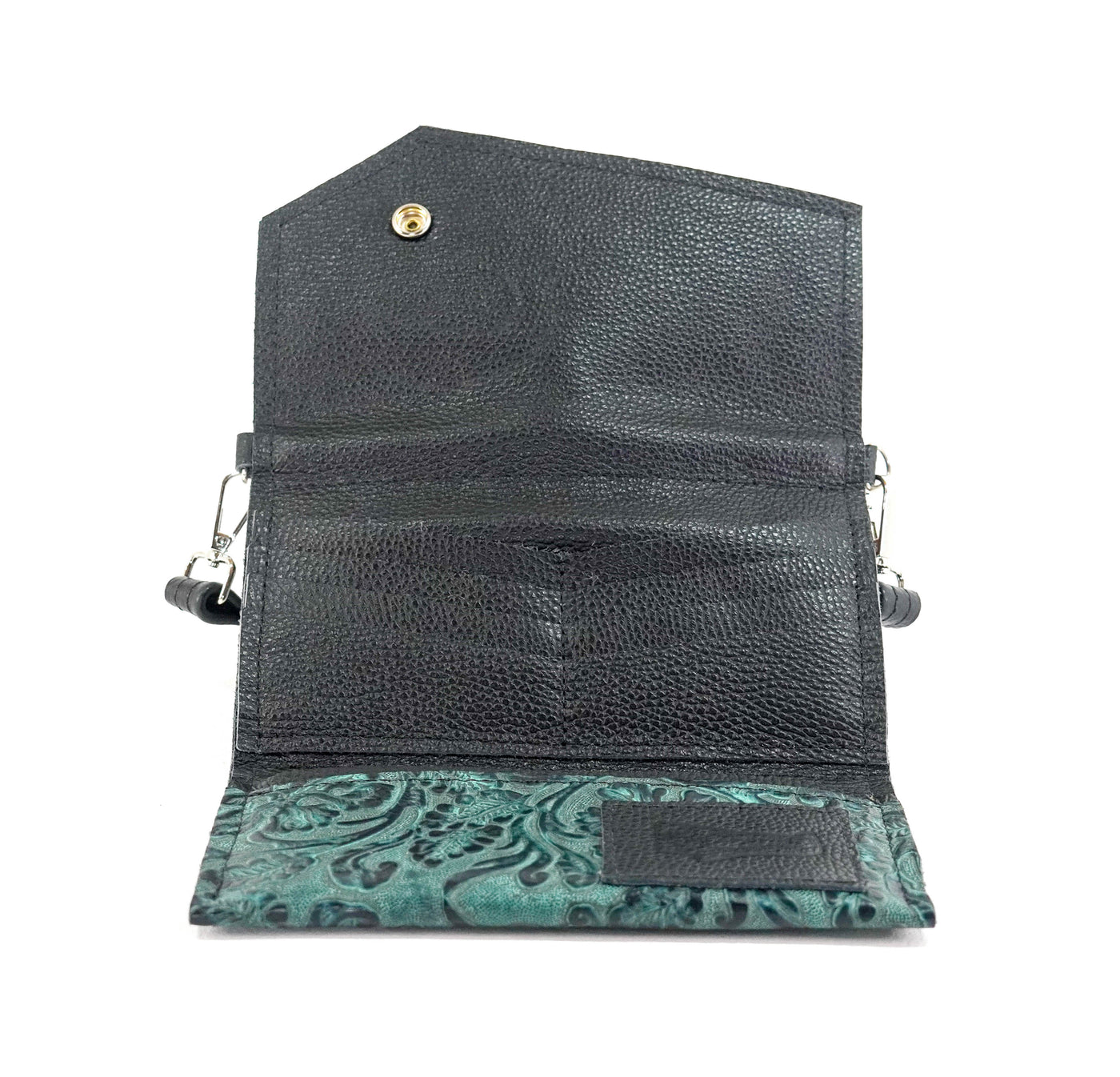 Miranda - All Embossed w/ Indigo Tool-Miranda-Western-Cowhide-Bags-Handmade-Products-Gifts-Dancing Cactus Designs