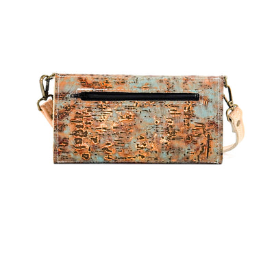 Miranda - All Embossed w/ Patina Driftwood-Miranda-Western-Cowhide-Bags-Handmade-Products-Gifts-Dancing Cactus Designs