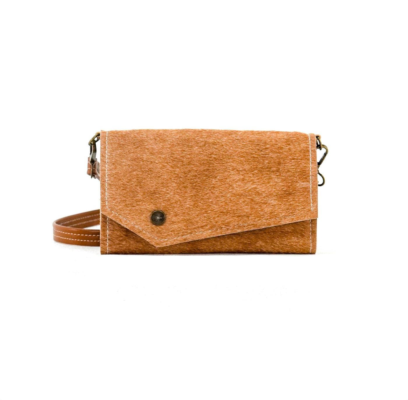 Miranda - Longhorn w/ Honey Tool-Miranda-Western-Cowhide-Bags-Handmade-Products-Gifts-Dancing Cactus Designs