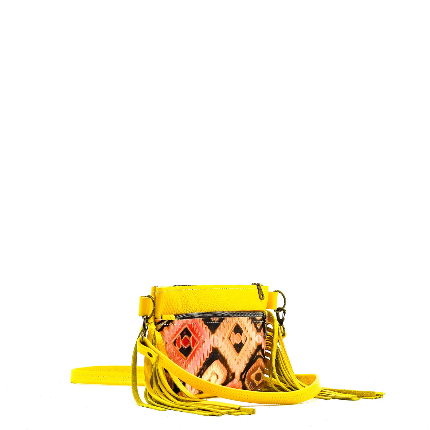 Miss Kitty - All Embossed w/ Moab Aztec-Miss Kitty-Western-Cowhide-Bags-Handmade-Products-Gifts-Dancing Cactus Designs