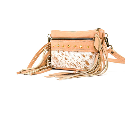 Miss Kitty - Longhorn w/ Camel Leather-Miss Kitty-Western-Cowhide-Bags-Handmade-Products-Gifts-Dancing Cactus Designs