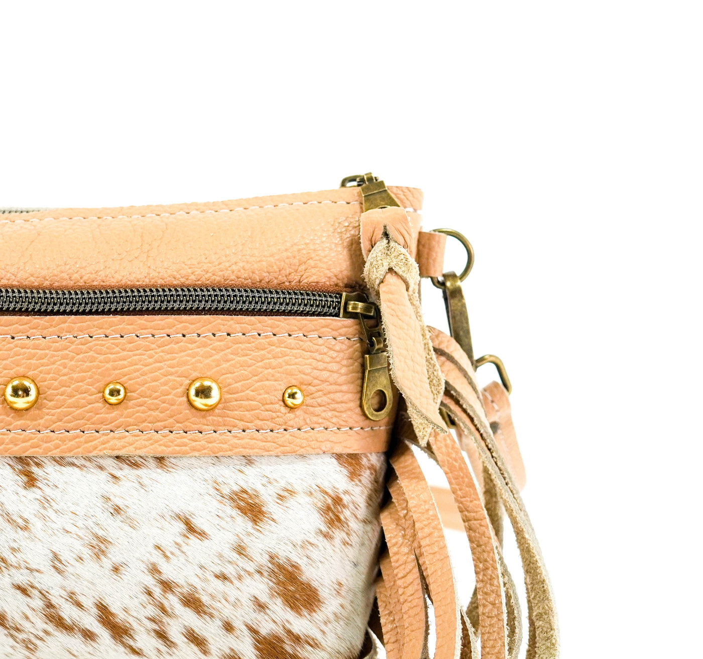Miss Kitty - Longhorn w/ Camel Leather-Miss Kitty-Western-Cowhide-Bags-Handmade-Products-Gifts-Dancing Cactus Designs