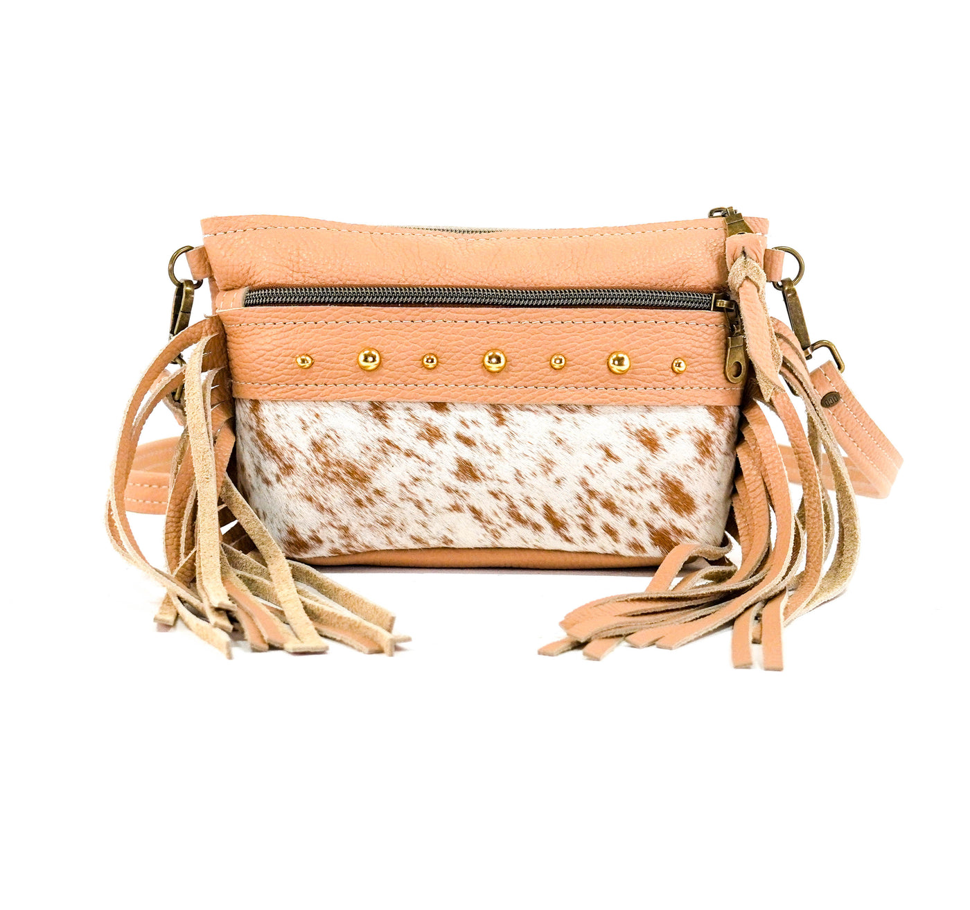 Miss Kitty - Longhorn w/ Camel Leather-Miss Kitty-Western-Cowhide-Bags-Handmade-Products-Gifts-Dancing Cactus Designs