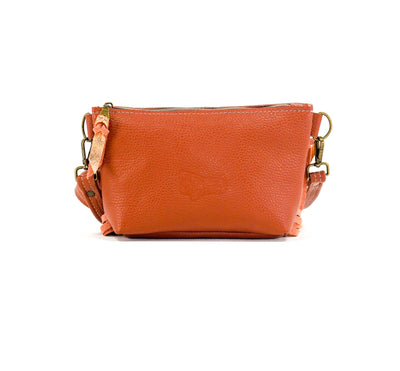 Miss Kitty - Sedona Leather w/ Rose Gold Tool-Miss Kitty-Western-Cowhide-Bags-Handmade-Products-Gifts-Dancing Cactus Designs