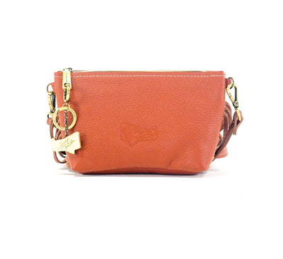 Miss Kitty - Sedona Leather w/ Rose Gold Tool-Miss Kitty-Western-Cowhide-Bags-Handmade-Products-Gifts-Dancing Cactus Designs