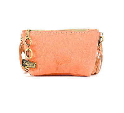 Miss Kitty - Terracotta Leather w/ Lagoon Croc-Miss Kitty-Western-Cowhide-Bags-Handmade-Products-Gifts-Dancing Cactus Designs