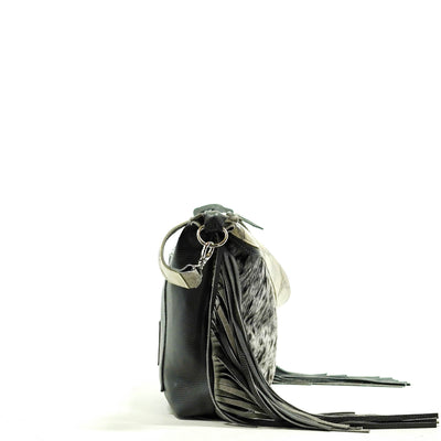 Oakley - Salt & Pepper w/ Ghost Skulls-Oakley-Western-Cowhide-Bags-Handmade-Products-Gifts-Dancing Cactus Designs