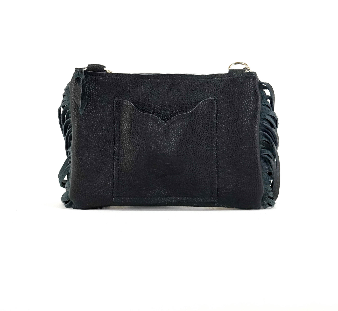 Patsy - Black & White w/ Basil Diamond Stitch-Patsy-Western-Cowhide-Bags-Handmade-Products-Gifts-Dancing Cactus Designs