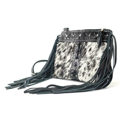 Patsy - Black & White w/ Onyx Navajo-Patsy-Western-Cowhide-Bags-Handmade-Products-Gifts-Dancing Cactus Designs