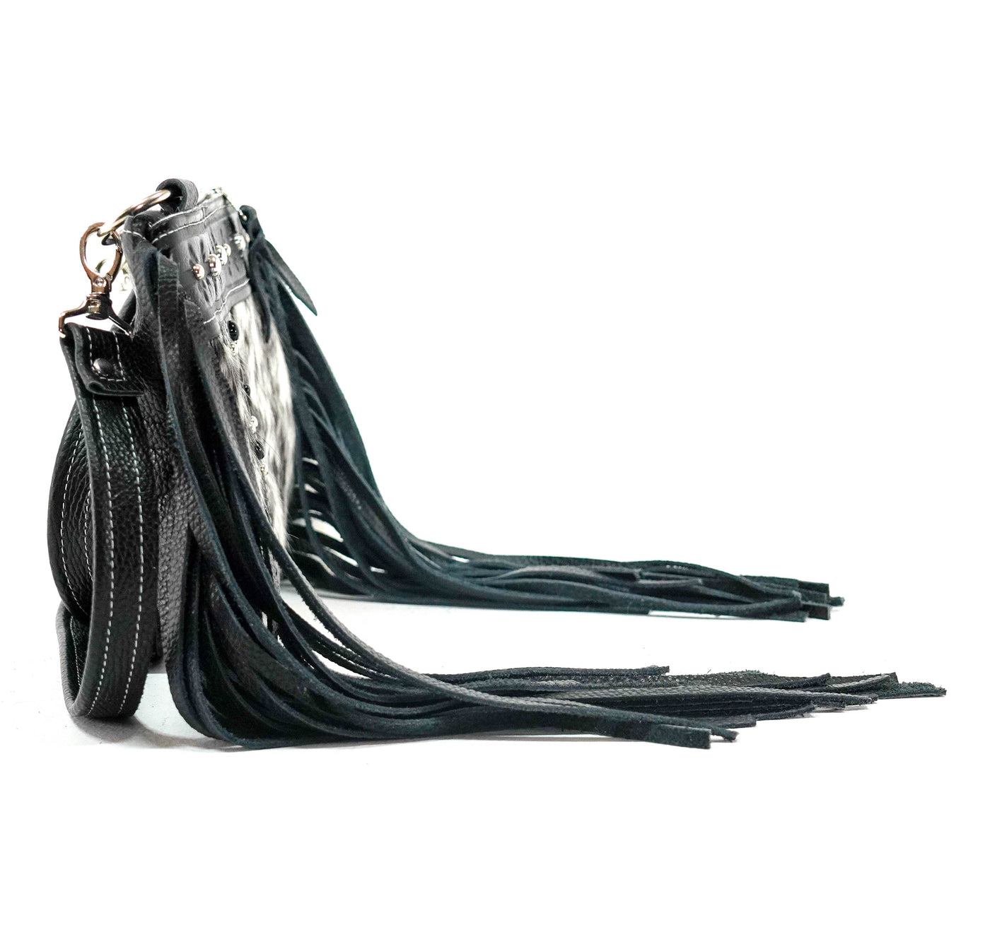 Patsy - Black & White w/ Onyx Navajo-Patsy-Western-Cowhide-Bags-Handmade-Products-Gifts-Dancing Cactus Designs