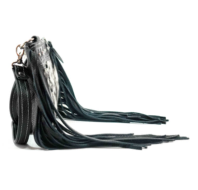 Patsy - Black & White w/ Onyx Navajo-Patsy-Western-Cowhide-Bags-Handmade-Products-Gifts-Dancing Cactus Designs