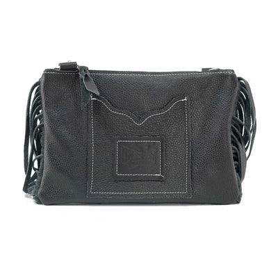 Patsy - Black & White w/ Onyx Navajo-Patsy-Western-Cowhide-Bags-Handmade-Products-Gifts-Dancing Cactus Designs