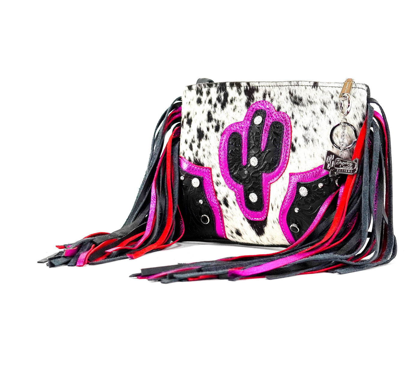 Patsy - Black w/ Onyx Tool-Patsy-Western-Cowhide-Bags-Handmade-Products-Gifts-Dancing Cactus Designs